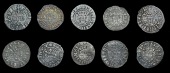 Edward I (1272-1307), Pennies (2), classes 4c, 4e, both Canterbury (N 1025, 1027; S 1419); together with other...