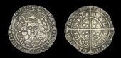Henry VI (First reign, 1422-1461), Rosette-Mascle/Pinecone-Mascle mule, Groat, Calais, mm. crosses IIIa/V, rosette...