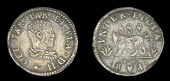 Italy, PARMA, Ottavio Farnese (1547-86), Cavallotto, bust right, rev. bull walking left, 2.33g/8h (MIR 942). Old...