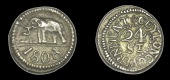 Ceylon, George III, 24 Stivers, 1808, 4.61g/6h (Prid. 17; KM. 76). Very fine 	£100-120