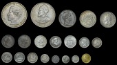 Colombia, Estados Unidos, gold Peso, 1872, Medellin (KM. 156; F 107); together with miscellaneous coins of South...