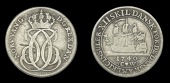 Danish West Indies, Christian VI, 12 Skilling, 1740cw (KM. 4). Fine 	£80-100