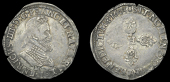 France, Henry IV, Half-Franc, 1603m, Toulouse, 6.88g/4h (Dup. 1212a; Laf. 1061). Very fine 	£150-180
