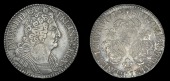 France, Louis XIV, Half-Ecu aux trois couronnes, 1714x, Amiens (Dup. 1569; Gad. 199). Very fine, but with some light...