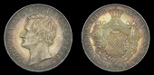 Germany, SAXONY, Johann, Vereinsthaler, 1857f (Dav. 890; KM. 1192). Extremely fine and toned  	£80-100