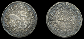 Germany, TESCHEN, Adam Wenzel, 3 Kreuzer, 1612, 1.32g/2h (KM. 6). A few light scratches, otherwise good very fine...