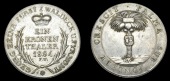 Germany, WALDECK-PYRMONT, Georg Heinrich, Thaler, 1824fw (Dav. 925; KM. 133). Some contact marks, otherwise good...