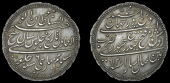 India, MYSORE, Tipu Sultan, Double-Rupee, Patan, AM1216 (retrograde), regnal year 6, cyclic year sara (42), plain...