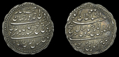 India, MYSORE, Tipu Sultan, Half-Rupee, Patan, AM1217 (retrograde), regnal year 7, cyclic year sarab (43), 5.68g/12h...