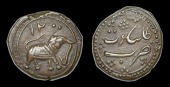 India, MYSORE, Tipu Sultan, Paisa, Kalikut, 1200h, 11.57g/2h (Henderson 417; KM. 73). Good very fine 	£80-100