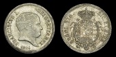 Italy, NAPLES AND SICILY, Francis I, 10 Grana, 1826 (KM. 298). Some adjustment marks, otherwise about extremely...