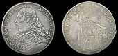 Italy, PARMA, Ranuccio II Farnese (1646-94), Testone, 9.01g/6h (MIR 1038/1). Small lump of excess metal on edge,...