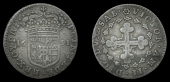 Italy, SAVOY, Victor Amadeus II, Two-and-a-Half Soldi, 1691, Turin, wreath rotates anti-clockwise, 3.34g/12h (MIR...