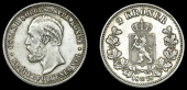 Norway, Oscar II, 2 Kroner, 1878, Kongsberg (NM 17; KM. 359). Lightly cleaned, otherwise good very fine 	£150-180