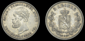 Norway, Oscar II, 2 Kroner, 1897, Kongsberg (NM 25; KM. 359). Very fine 	£200-260