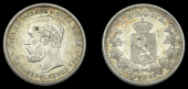 Norway, Oscar II, Krone, 1892, Kongsberg (NM 41; KM. 357). Small carbon spot on king’s forehead, otherwise...