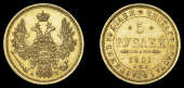 Russia, Nicholas I, 5 Roubles, 1851аг, St Petersburg (Sev. 460; KM. C175.3; F 155). Good very fine 	£300-400