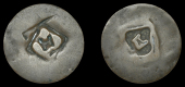 Virgin Islands – Tortola, Issues c. 1800+, Black Dogg, a plain copper flan, one side countermarked with incuse t...