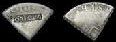 Double Island Issues, Martinique-Tortola, Quarter-Dollar, contemporary counterfeit, a Martinique ‘Moco’, c. 1797...