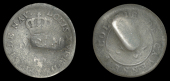 St. Maarten, Authority of January 1798, One Stuiver, a Cayenne 2 Sous, obv. countermarked stm raised within a...