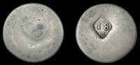 St Bartholomew (St Barts), Authority of 30 December 1808, Eighteen Stuivers, a Spanish-American 2 Réales, pillar...