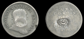 St Bartholomew (St Barts), Authority of 30 December 1808, Nine Stuivers, George III, Bank of Ireland Token for Ten...