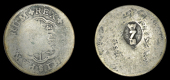 St Bartholomew (St Barts), Authority of 30 December 1808, Seven Stuivers, a Spanish Réal, rev. countermarked...