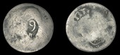 St Bartholomew (St Barts), Authority of 30 December 1808, Nine Stuivers, contemporary counterfeit, a Charles III,...
