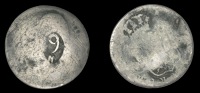 St Bartholomew (St Barts), Authority of 30 December 1808, Nine Stuivers, contemporary counterfeit, a Charles III,...