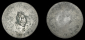 St Bartholomew (St Barts), Issues post-1821, Ten Stuivers, a Spanish-American Réal, one side countermarked 10...