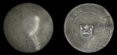 St Bartholomew (St Barts), One Stuiver (c. 1834), a genuine Cayenne 2 Sous, Paris, rev. countermarked with crown...