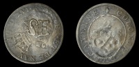 St Eustatius (Statia), Authority of December 1797, One Stuiver, a contemporary counterfeit Cayenne 2 Sous, [178]9,...