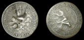 St Christopher (St Kitts), Black Dogg (value Threehalfpence, c. 1802), a Cayenne 2 Sous [1782/9a], possibly genuine,...