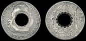 Dominica, Authority of September 1798, Eleven Bitts (valued at Eight Shillings and Threepence), a Charles IIII, 8...