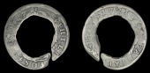 Dominica, Issues c. 1816-1818, Two Bitts, contemporary counterfeit, a Philip V, 2 Réales (Pistareen), 1721, with a...