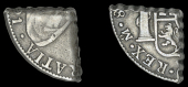 Martinique, Authority of September 1797, Three Escalins or ‘Moco’ (valued at 45 Sols), Charles IIII, a cut...