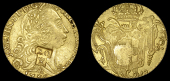 Martinique, Authority of September 1805, Twenty Livres per gros, a Joseph I, counterfeit 6,400 Réis, 1756, Bahia,...