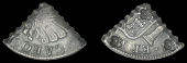 Martinique, Authority not traced, presumed c. 1813-1816, Charles IIII, a cut quarter-segment of a Spanish-American 8...
