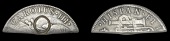 St Lucia, Issues of c. 1800-01, Four Escalins, Charles III, a lightweight cut half-segment of a Spanish-American 8...