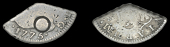 St Lucia, Authority not traced, c. post-October 1811, One Escalin (15 Sols), Charles III, a cut third-segment of a...