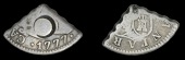 St Lucia, Authority not traced, c. post-October 1811, One Escalin (15 Sols), Charles III, a cut third-segment of a...