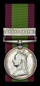 Afghanistan 1878-80, 1 clasp, Kandahar (2433. Drumr. C. Elliott. 2/7th. Foot.) extremely fine	 £220-260