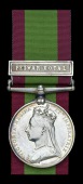 Afghanistan 1878-80, 1 clasp, Peiwar Kotal (933. Pte. T. Hannon. 2/8th. Regt.) edge bruising, nearly extremely fine	...
