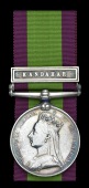 Afghanistan 1878-80, 1 clasp, Kandahar (B/1338, Pte. W. Froude, 66th. Foot.) very fine	 £220-260
