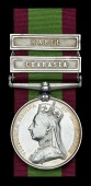 Afghanistan 1878-80, 2 clasps, Charasia, Kabul (1594. Pte. M. Ester. 67th. Foot.) extremely fine	 £220-260