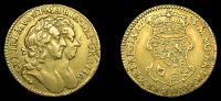 William and Mary (1688-1694), Half-Guinea, 1691, second busts (MCE 163; S 3430). Very fine or better, rare	...