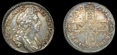 William III (1694-1702), Shilling, 1697, first bust (ESC 1117 [1091]; S 3497). Probably sometime cleaned and now...