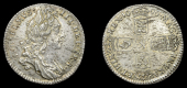 William III (1694-1702), Sixpence, 1696, first bust, large crowns, early harp (ESC 1202 [1533]; S 3520). Light...