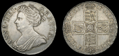 Anne (1702-1714), Crown, 1707, second bust, edge septimo (ESC 1344 [104]; S 3601). About extremely fine	 £1,200-£1,500