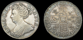 Anne (1702-1714), Crown, 1708, second bust, plumes, edge septimo (ESC 1347 [108]; S 3602). Good very fine or better,...
